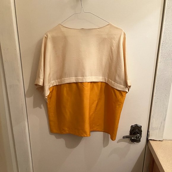 christune forti skirt suit size 14 orange and cream - Picture 6 of 13